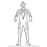 How to Draw Ultraman Cosmos