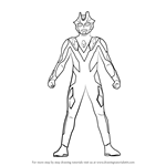 How to Draw Ultraman Xenon