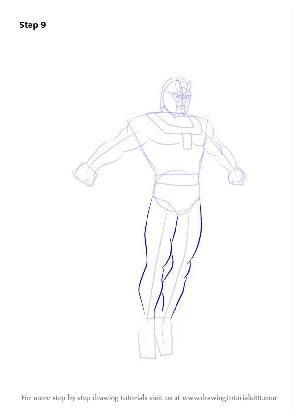 How to Draw Magneto from X-Men (X-Men) Step by Step ...