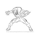 How to Draw Sabretooth from X-Men