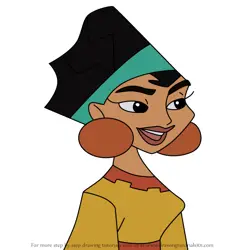 How to Draw Chicha from The Emperor's New Groove