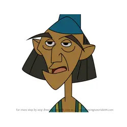 How to Draw Flaco Moleguaco from The Emperor's New Groove