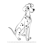 How to Draw Perdita from 101 Dalmations