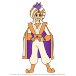 How to Draw Prince Ali from Aladdin