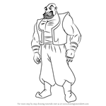 How to Draw Sa'luk from Aladdin