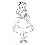 How to Draw Alice from Alice in Wonderland