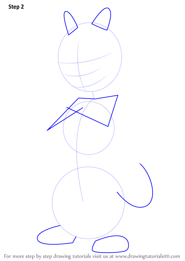 how to draw Simon from Alvin and the Chipmunks step 2