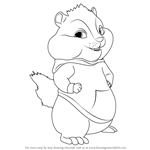 How to Draw Theodore from Alvin and the Chipmunks