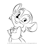 How to Draw Tanya Mousekewitz from An American Tail
