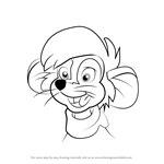 How to Draw Tony Toponi from An American Tail