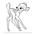 How to Draw Bambi from Bambi