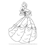How to Draw Belle from Beauty and the Beast