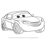 How to Draw Bob Cutlass from Cars 3