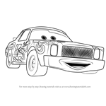 How to Draw Darrell Cartrip from Cars 3
