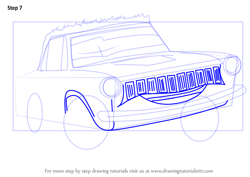 How to Draw Rusty Rust-eze from Cars 3 (Cars 3) Step by Step ...