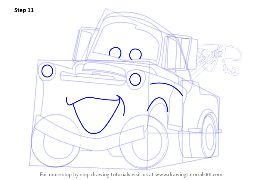 cars the movie mater drawing