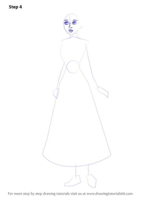 How to Draw Peasant Cinderella (Cinderella) Step by Step ...