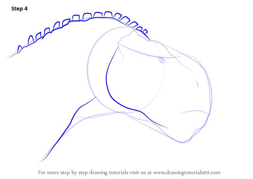 How to Draw Kron from Disney Dinosaur (Disney Dinosaur) Step by Step