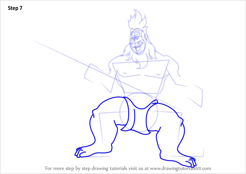 How to Draw Vulcan from Fantasia (Fantasia) Step by Step