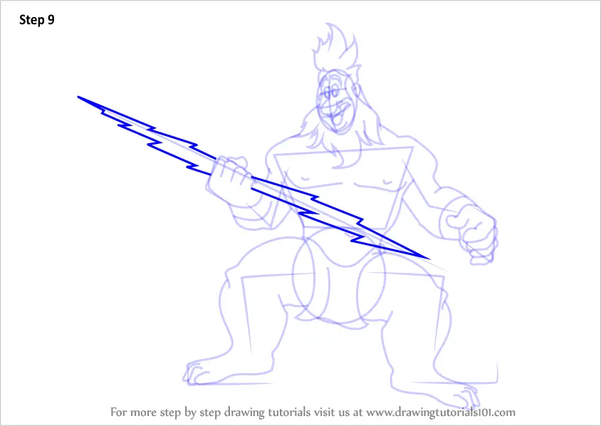 Learn How to Draw Vulcan from Fantasia (Fantasia) Step by Step