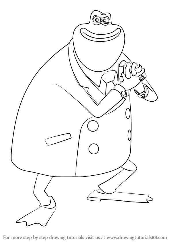 Learn How to Draw The Toad from Flushed Away (Flushed Away) Step by ...