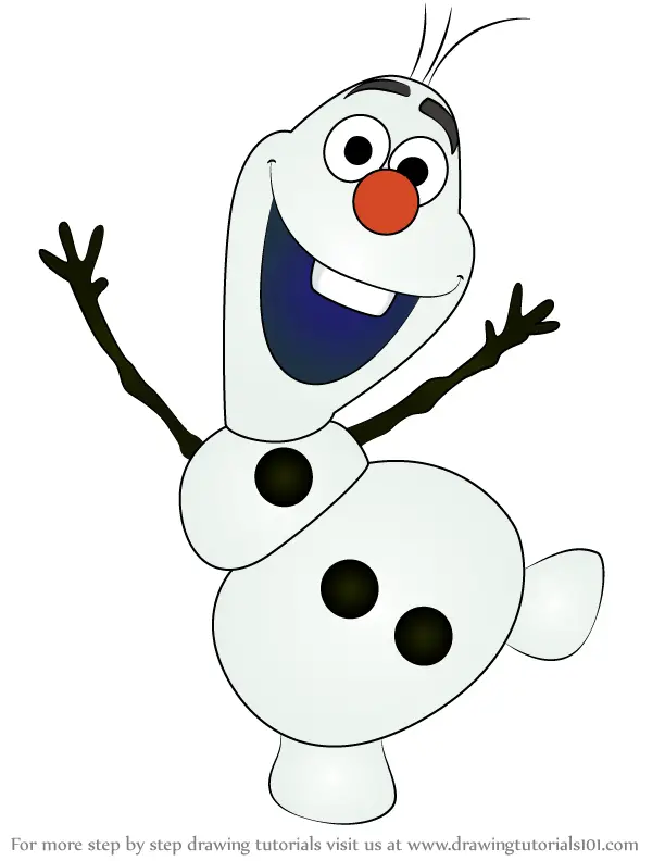 noorden Agnes Gray Strak Learn How to Draw Olaf from Frozen 2 (Frozen 2) Step by Step : Drawing  Tutorials