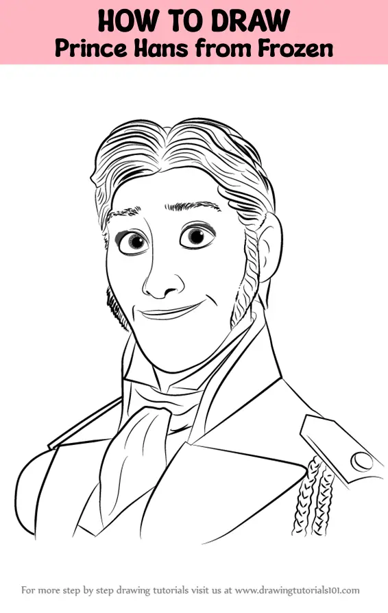 How to Draw Prince Hans from Frozen (Frozen) Step by Step ...