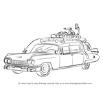 How to Draw The Ghostbusters Car