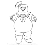 How to Draw Stay Puft Marshmallow Man from Ghostbusters
