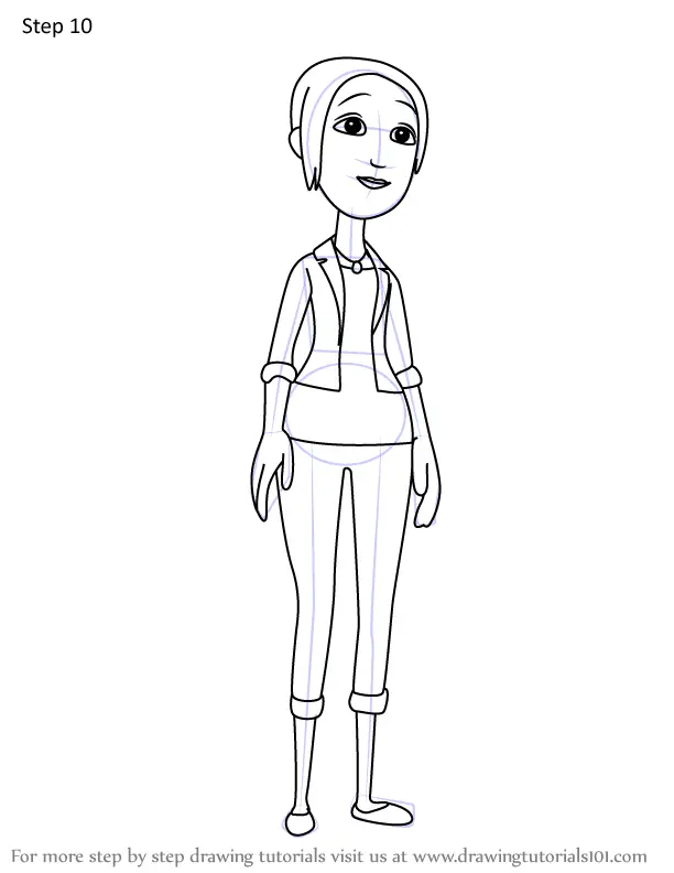 How to Draw Catherine from Gnome Alone (Gnome Alone) Step by Step ...