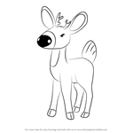 How to Draw Fawn from Gnomeo & Juliet