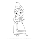 How to Draw Juliet from Gnomeo & Juliet