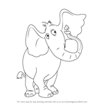 How to Draw Horton the Elephant from Horton Hears a Who!