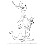 How to Draw Sour Kangaroo from Horton Hears a Who!