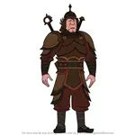 How to Draw Chagatai Khan from How To Train Your Dragon 3