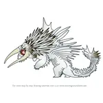 How to Draw Drago's Bewilderbeast from How To Train Your Dragon 3