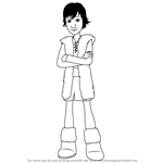How to Draw Hiccup from How to Train Your Dragon