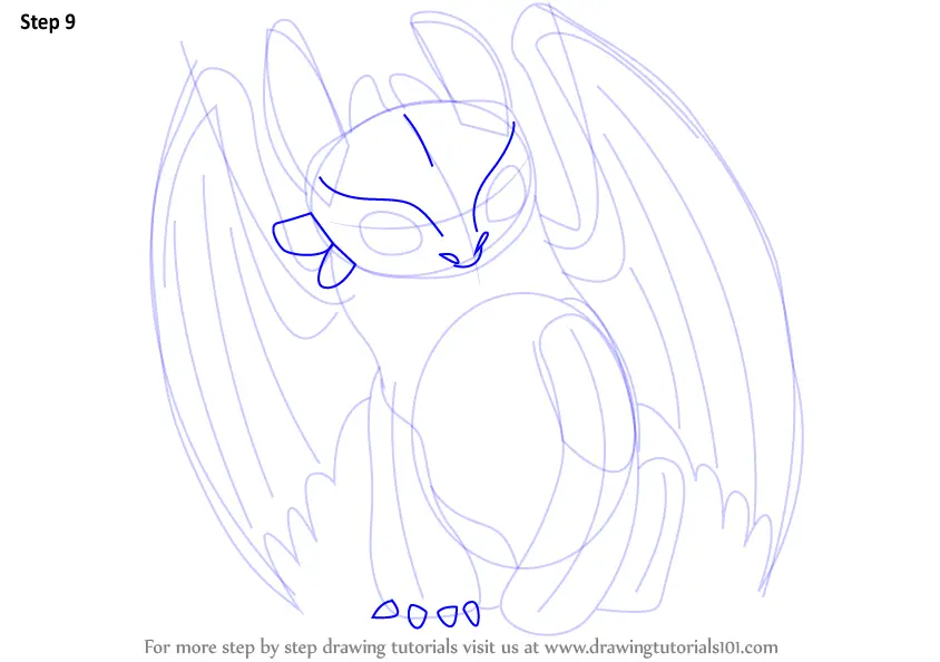 toothless outline