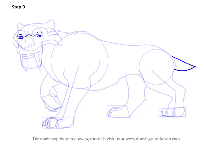 diego ice age drawing