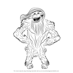 How to Draw Female Kong from Ice Age