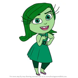 How to Draw Disgust from Inside Out 2