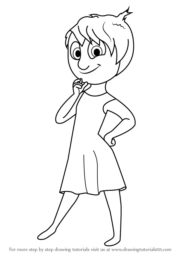 Learn How to Draw Joy from Inside Out (Inside Out) Step by Step ...