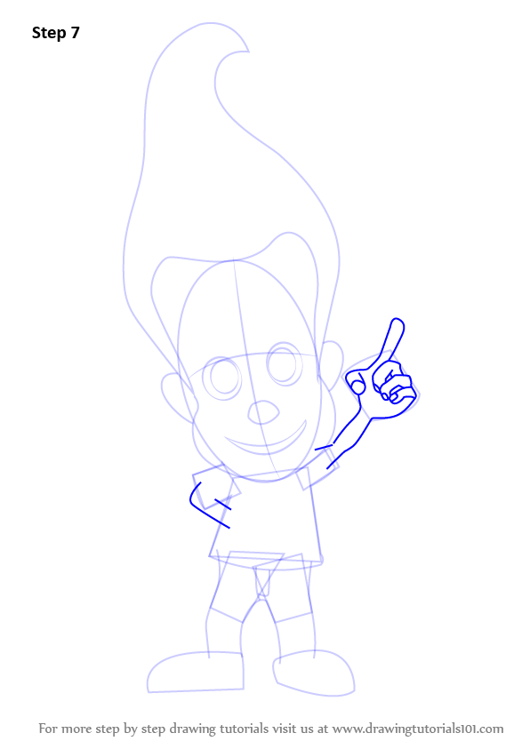 Learn How to Draw Jimmy Neutron from Jimmy Neutron Boy Genius (Jimmy