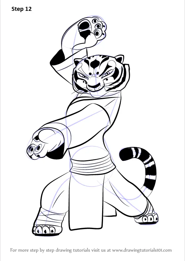 kung fu panda mantis coloring pages