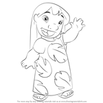 How to Draw Lilo Pelekai from Lilo and Stitch
