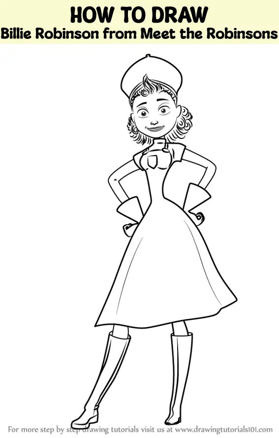 How to Draw Billie Robinson from Meet the Robinsons (Meet the Robinsons ...