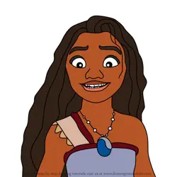 How to Draw Moana from Moana 2