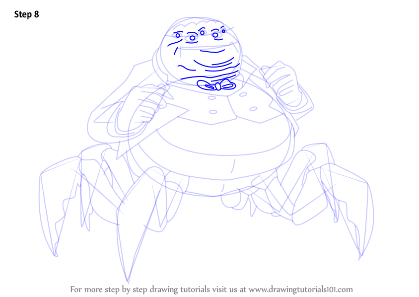 mr waternoose coloring page in pdf monsters