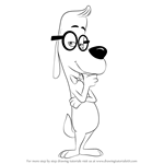 How to Draw Mr. Peabody from Mr. Peabody & Sherman