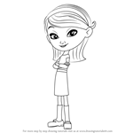 How to Draw Penny Peterson from Mr. Peabody & Sherman